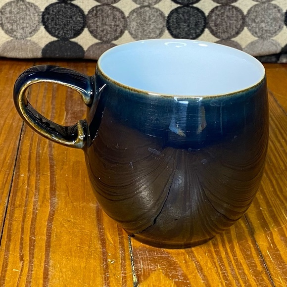 Denby England Ceramic Mug Blue/White - Picture 3 of 7